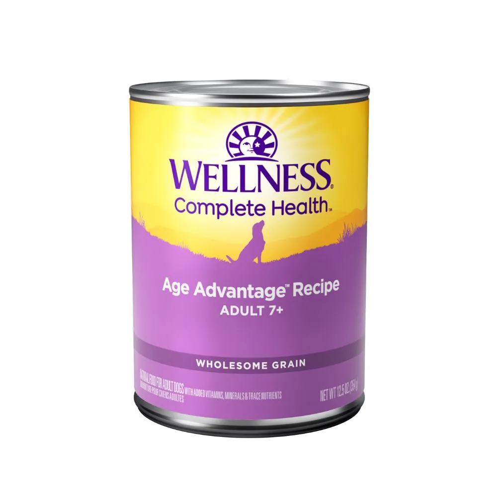 Wellness Dog Complete Health Wholesome Grain Age Advantage Recipe Adult 7  12.5oz