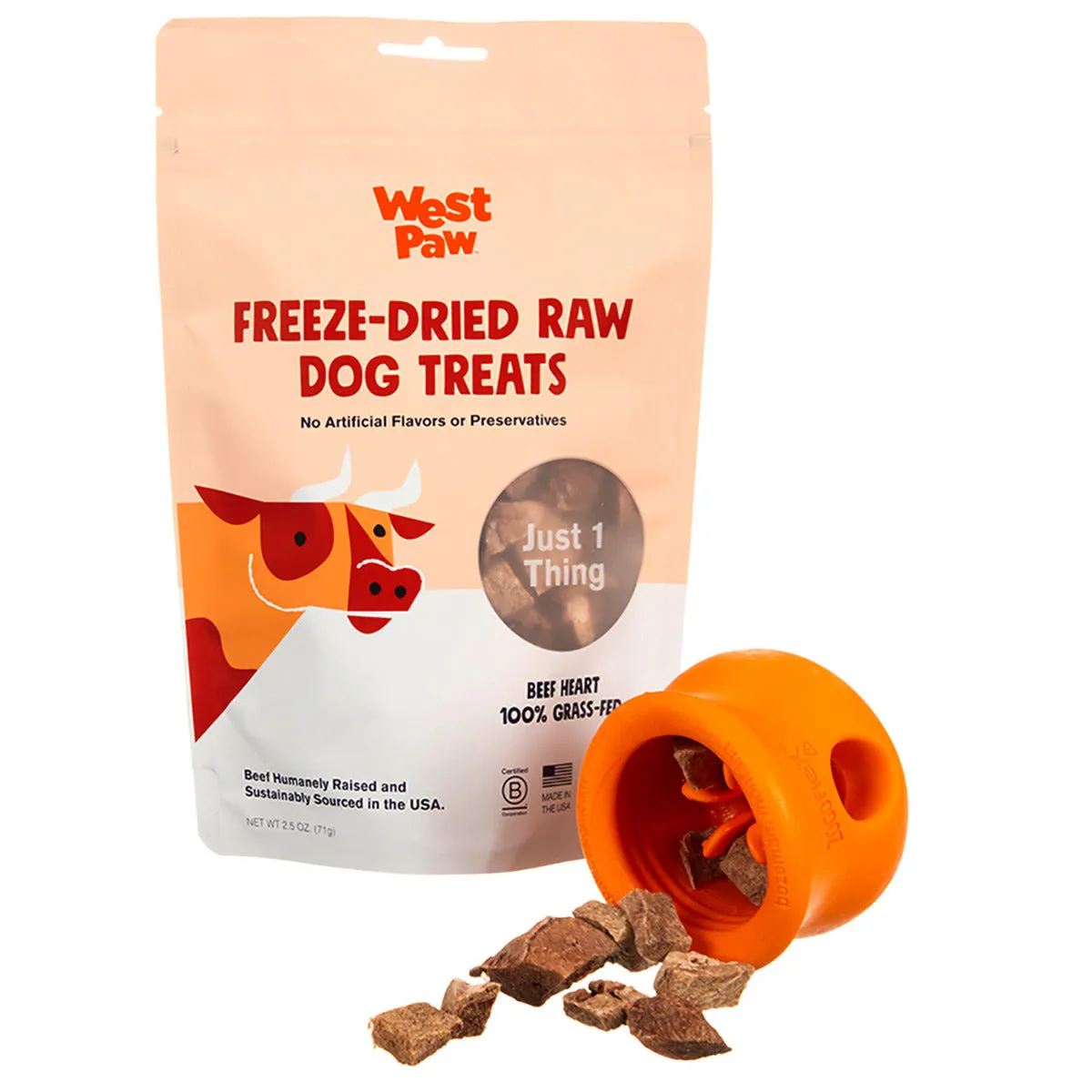 West Paw Beef Heart Single Ingredient Dog Treat